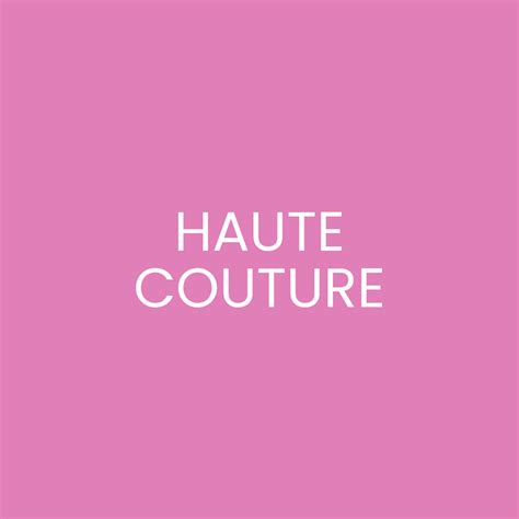 Tissu et Mercerie de Haute Couture 